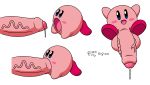  bodily_fluids cum foreskin genital_fluids humanoid_penis hyper hyper_penis kirby kirby_(series) male nintendo oral penis sen-en vein video_games 