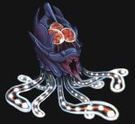  alien ambiguous_gender blue_skin brain inkguy metroid metroid_hatcher metroid_prime monster nintendo open_mouth purple_skin tentacles video_games 