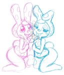  animal_crossing anthro blush bodily_fluids breasts chrissy_(animal_crossing) clothed clothing cum cum_on_face disembodied_penis ejaculation female francine_(animal_crossing) genital_fluids group group_sex hair hi_res lagomorph leporid male male/female mammal nintendo open_mouth penis rabbit semi_incest sex sibling simple_background sister sisters size_difference skitterleaf smaller_female threesome tongue tongue_out video_games 