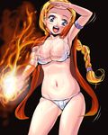  bianca bikini bouncing_breasts breasts cowboy_shot dragon_quest dragon_quest_v large_breasts long_hair masao solo swimsuit 
