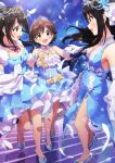  cleavage dress heels honda_mio shibuya_rin shimamura_uzuki sonsoso the_idolm@ster the_idolm@ster_cinderella_girls 