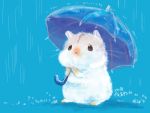  animal blue nobody original rain umbrella water yutaka_kana 