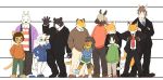  age_difference anthro bernese_mountain_dog canid canine canis dobermann domestic_cat domestic_dog equid equine eyewear felid feline felis fox glasses hi_res horse junior_horse male mammal manizu manmosu_marimo molosser mountain_dog pantherine pinscher senior_fox shota_feline_(marimo) swiss_mountain_dog tiger tteyuu ursid white_canine_(marimo) young 