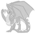  absurd_res bunsen dragon feral hi_res nyminex scalie size_difference swallowing tanzanite teeth throat tongue vore western_dragon 