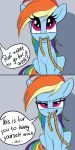  2018 absurd_res coinpo comic dialogue english_text equid equine feral friendship_is_magic hi_res horse mammal my_little_pony pony rainbow_dash_(mlp) rope text 