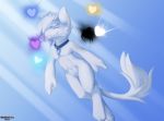  2019 anthro biped collar digital_drawing_(artwork) digital_media_(artwork) fan_character fur girly guardian_spirit hair male mammal neothedragon nude ori_and_the_blind_forest simple_background smile solo wardy white_fur 