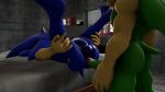  16:9 2019 accessory anthro ball_gag barefoot bdsm butter13 eulipotyphlan feet fur gag half-closed_eyes hedgehog hi_res male male/male mammal nude penis scourge_the_hedgehog seductive sonic_(series) sonic_the_hedgehog video_games 