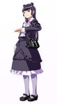  bag black_hair dress gokou_ruri gothic_lolita lolita_fashion long_hair mary_janes mole mole_under_eye ore_no_imouto_ga_konna_ni_kawaii_wake_ga_nai pantyhose red_eyes shoes solo to-ho 