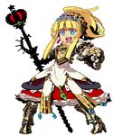  armor armored_dress artist_request blonde_hair long_hair lowres official_art pixel_art princess_(sekaiju) sekaiju_no_meikyuu sekaiju_no_meikyuu_3 solo sword weapon 