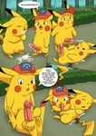  ashchu brock comic houndoom misty nintendo palcomix phanpy pikachu pokemon 