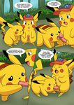  ashchu brock comic houndoom misty nintendo palcomix phanpy pikachu pokemon 