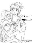  cardcaptor_sakura damn_evil_dog naoko_yanagisawa rika_sasaki sakura_kinomoto tomoyo_daidouji 