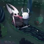  ! 1:1 2019 5_fingers abdominal_bulge anthro anus arthropod big_breasts big_penis biped blush breasts cloak clothed clothing detailed_background dizzytizzy duo erection featureless female female_penetrated fingers hi_res hollow_knight hornet_(hollow_knight) huge_penis humanoid_penis insect larger_female leg_grab lying male male/female male_penetrating melee_weapon mosscreep nipples on_back outside penetration penis protagonist_(hollow_knight) pussy sex size_difference small_dom_big_sub smaller_male spread_legs spreading thick_thighs vaginal vaginal_penetration vessel_(species) video_games weapon 