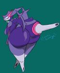  2019 absurd_res anthro anthrofied arthropod arthropod_abdomen big_butt butt cosmicscourge female hi_res huge_butt insect looking_at_viewer naganadel nintendo nude pok&eacute;mon pok&eacute;mon_(species) pok&eacute;morph presenting presenting_hindquarters thick_thighs tongue ultra_beast video_games voluptuous wings 