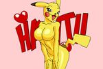  &lt;3 animated anthro blue_eyes breasts female low_res nintendo pikachu pok&#233;mon pok&#233;morph pokemon s00pah_nin10doh video_games 