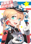  6+girls :d ahenn anchor_hair_ornament aqua_eyes arms_up bangs beret black_hair black_jacket black_legwear black_ribbon blonde_hair blue_bow blue_hair blue_neckwear blue_sailor_collar blue_skirt blush bow braid breasts brown_hair closed_eyes closed_mouth commentary_request cover cover_page etorofu_(kantai_collection) eyebrows_visible_through_hair fukae_(kantai_collection) gloves gradient_hair green_eyes grey_footwear grey_headwear grin hair_between_eyes hair_ornament hair_ribbon hat highres holding jacket kantai_collection loafers long_hair long_sleeves lying matsuwa_(kantai_collection) medium_breasts minigirl multicolored_hair multiple_girls neckerchief necktie nose_blush nose_bubble on_back open_mouth orange_hair peaked_cap pleated_skirt prinz_eugen_(kantai_collection) profile puffy_short_sleeves puffy_sleeves purple_hair red_eyes ribbon sado_(kantai_collection) sailor_collar shirt shoes short_sleeves skirt sleeping smile socks star tears thighhighs translation_request tsushima_(kantai_collection) upper_body wavy_mouth white_gloves white_headwear white_shirt 