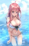  5-toubun_no_hanayome bikini nakano_itsuki swimsuits tagme wet 