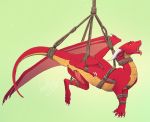  2018 anus ashtalon bdsm beetlepie bondage bound dragon erection feral male nude penis presenting rope rope_bondage rope_harness scalie solo wings 