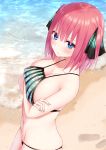  5-toubun_no_hanayome bikini breast_hold cleavage nakano_nino piripun swimsuits 