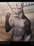  abs anthro biceps bull_terrier canid canine canis cigarette clothed clothing domestic_dog hunting_dog male mammal muscular muscular_male nipples obliques pecs ribs rincon_stockade ryker_(wildering) serratus_anterior smoking terrier topless triceps wildering 