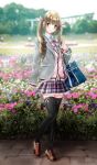  kazuharu_kina seifuku sweater tagme thighhighs 