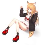  animal_ears heels kmnz lita_(kmnz) pantsu shimapan sugar_(artist) tail 