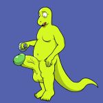  1:1 balls bayjaw belly big_balls experiment feet green_skin huge_balls humanoid_penis hyper lizard male nude overweight penis reptile scalie solo surprise vial 