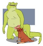  2019 alligator alligatorid balls bovid caprine crocodile crocodilian crocodylid digital_media_(artwork) dubindore duo erection female feral horn interspecies male male/female mammal nude open_mouth penis predator/prey reptile scalie sheep size_difference smile tongue 