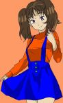  1girl diane_(nanatsu_no_taizai) jpeg_artifacts nanatsu_no_taizai skirt smile suspender_skirt suspenders 