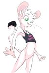  ambiguous_gender animancer anthro bottomless clothed clothing dipodid featureless_crotch fur green_eyes hi_res inner_ear_fluff jerboa luck mammal paws rodent shirt simple_background sketch sketchbook solo tank_top topwear white_background white_fur 