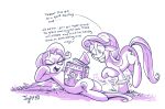  2019 book dialogue duo english_text equid female friendship_is_magic hi_res horn jowybean lying mammal my_little_pony nervous on_back starlight_glimmer_(mlp) text trixie_(mlp) unicorn 