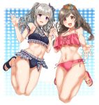  bikini swimsuits tagme the_idolm@ster the_idolm@ster_shiny_colors tsukioka_kogane yukoku_kiriko 