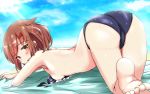  ass ikazuchi_(kancolle) kantai_collection tagme_(artist) topless 