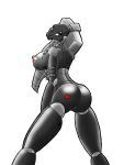  &lt;3 absurd_res bionicle breasts butt female hi_res humanoid lego looking_at_viewer lordstevie machine nipples not_furry open_mouth robot roodaka simple_background solo 