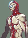  1boy alien blue_eyes character_request commentary creature glowing glowing_eyes highres kuroda_asaki male_focus redesign shin_ultraman solo solo_focus tagme translation_request ultra_series ultraman ultraman_(1st_series) 