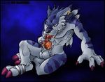  animal_genitalia autofellatio canine canine_penis digimon dragoneer knot male mammal masturbation oral penis saliva solo the_dragoneer were weregarurumon werewolf wolf 