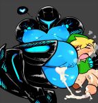  1boy after_sex alien anus armor ass big_ass big_breasts big_butt big_penis blonde_hair blue_skin blush bottomless breasts breath butt claws crap-man crossover cum cum_in_pussy cum_inside cum_splatter cum_string dark_samus digital_media_(artwork) ejaculation eyes_closed genderless green_hat green_shirt green_tunic hair hat heart helmet highres huge_ass huge_breasts laying_down legs link looking_at_viewer lying male metroid metroid_prime_2:_echoes nintendo nipples open_mouth penis pointy_ears pussy sex sharp_fingernails solo solo_focus speech_bubble super_smash_bros. sweat the_legend_of_zelda the_legend_of_zelda:_the_wind_waker toon_link tunic vagina vaginal vaginal_penetration veiny_penis 