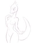  bonk_(series) breasts dinosaur female hi_res ice_queen_(bonk) looking_at_viewer nude reptile scalie tongue tongue_out unknown_artist 