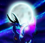  2018 absurd_res cosmic_background detailed_background digital_media_(artwork) dragon feral hi_res horn membranous_wingsdragon night outside plaguedogs123 scales sitting sky solo star starry_sky wyvern 