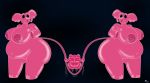  big_breasts breasts conjoined disney dumbo_(movie) elephant elephantid female group hi_res hooves huge_breasts huge_thighs jump_rope long_tail mammal nipples overweight overweight_female pink_skin proboscidean pussy sexyshrine thick_thighs trunk 