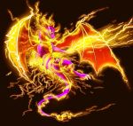  2019 absurd_res activision ambiguous_gender black_background claws digital_media_(artwork) dragon feral hi_res horn membrane_(anatomy) membranous_wings open_mouth plaguedogs123 purple_scales scales scalie simple_background solo spines spyro spyro_the_dragon teeth video_games western_dragon wings 
