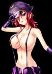  1girl adorasvp1984 bakuretsu_hunters bdsm blue_eyes bondage bound breasts chocolate_misu huge_breasts large_breasts red_hair short_hair 