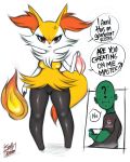  ?_face braixen hi_res human mammal nintendo pok&eacute;mon pok&eacute;mon_(species) saltyxodium tagme trainer video_games 