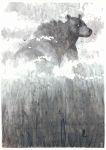  2012 fur grey_fur group hi_res human lundsfryd mammal painting_(artwork) traditional_media_(artwork) ursid watercolor_(artwork) white_eyes 