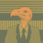  1:1 2009 accipitriform anthro avian beak bird clothing digital_media_(artwork) lundsfryd male solo suit vulture 