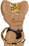  2019 alpha_channel animal_head biceps clothed clothing digital_media_(artwork) english_text felid flexing for_a_head fur hair human invalid_tag jaguar king_(tekken) male mammal muscular muscular_male nipples notkastar pantherine pecs signature simple_background smile solo speedo swimwear tekken text topless underwear video_games wrestler 