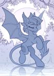  2019 ambiguous_gender bat_pony cutie_mark equid fan_character feral fur hair hi_res hooves mammal membrane_(anatomy) membranous_wings my_little_pony solo wings yakovlev-vad 