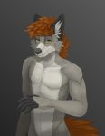  2019 anthro canid canine canis digital_media_(artwork) fur hair hi_res invalid_tag male mammal safe setus smile wolf 