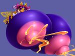  absurd_res big_breasts bodily_fluids breasts elfdrago female hair hi_res huge_breasts hyper hyper_breasts kirby_(series) lactating nintendo nipples not_furry queen_sectonia solo video_games 