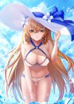  bikini cleavage girls_frontline necoring862 see_through springfield_(girls_frontline) swimsuits wet wet_clothes 